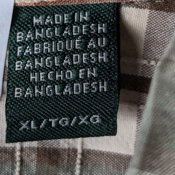 G.H.Bass & Co.* Men's Short Sleeve Button Down Curved Hem Chest Pocket Shirt~ XL - Picture 4 of 12